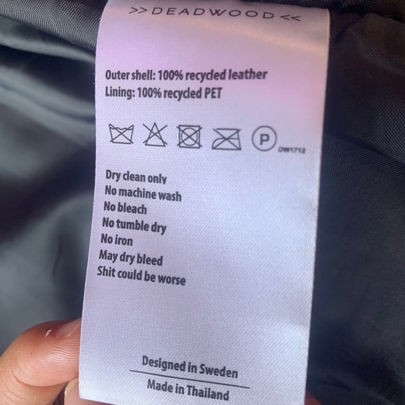 Cropped Leather Jacket - Picture 4 of 4